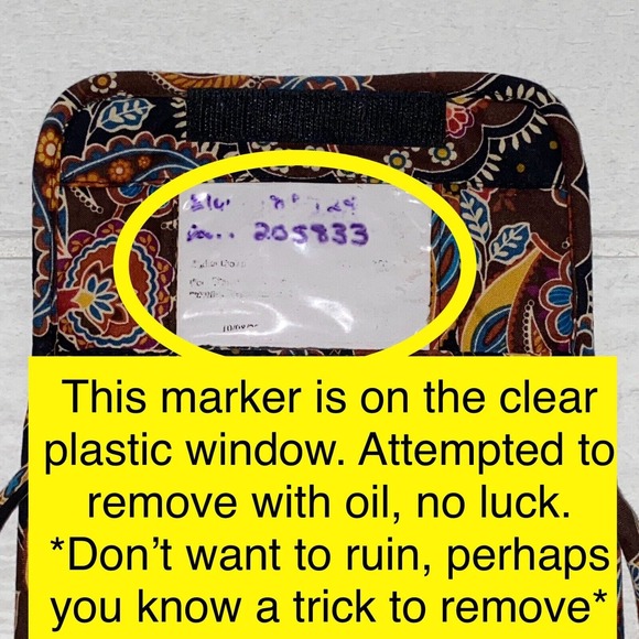 Vera Bradley Wallet With Strap Crossbody Kensington Brown Paisley Retired Print - Picture 5 of 10